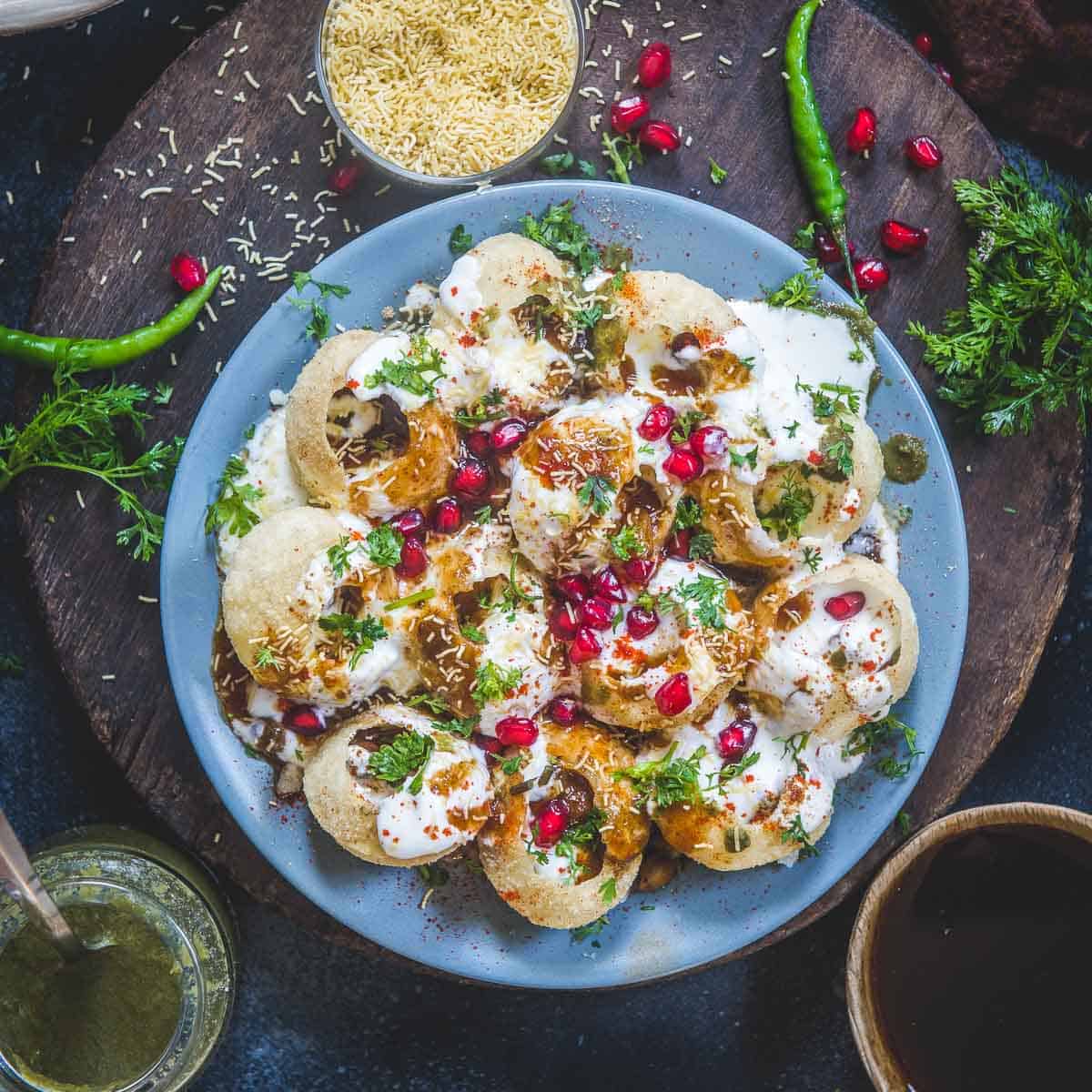 Dahi Puri (6 pcs)